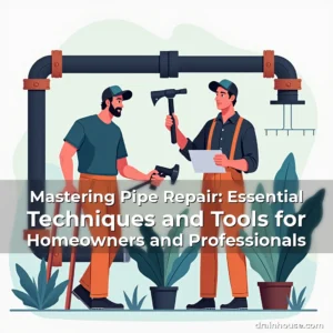 Artistic representation for Mastering Pipe Repair: Essential Techniques and Tools for Homeowners and Professionals