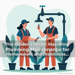 Artistic representation for The Hidden Lifeline: Mastering Plumbing Maintenance for Homeowners and Drainhouse Enthusiasts