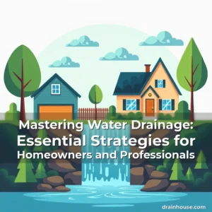 Artistic representation for Mastering Water Drainage: Essential Strategies for Homeowners and Professionals