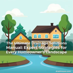 Artistic representation for The Ultimate Drainage Solutions Manual: Expert Strategies for Every Homeowner’s Landscape