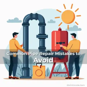 Artistic representation for Common Pipe Repair Mistakes to Avoid