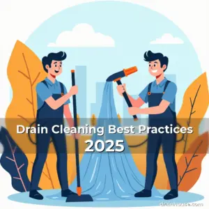 Artistic representation for Drain Cleaning Best Practices 2025