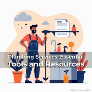 Artistic representation for Plumbing Services: Essential Tools and Resources