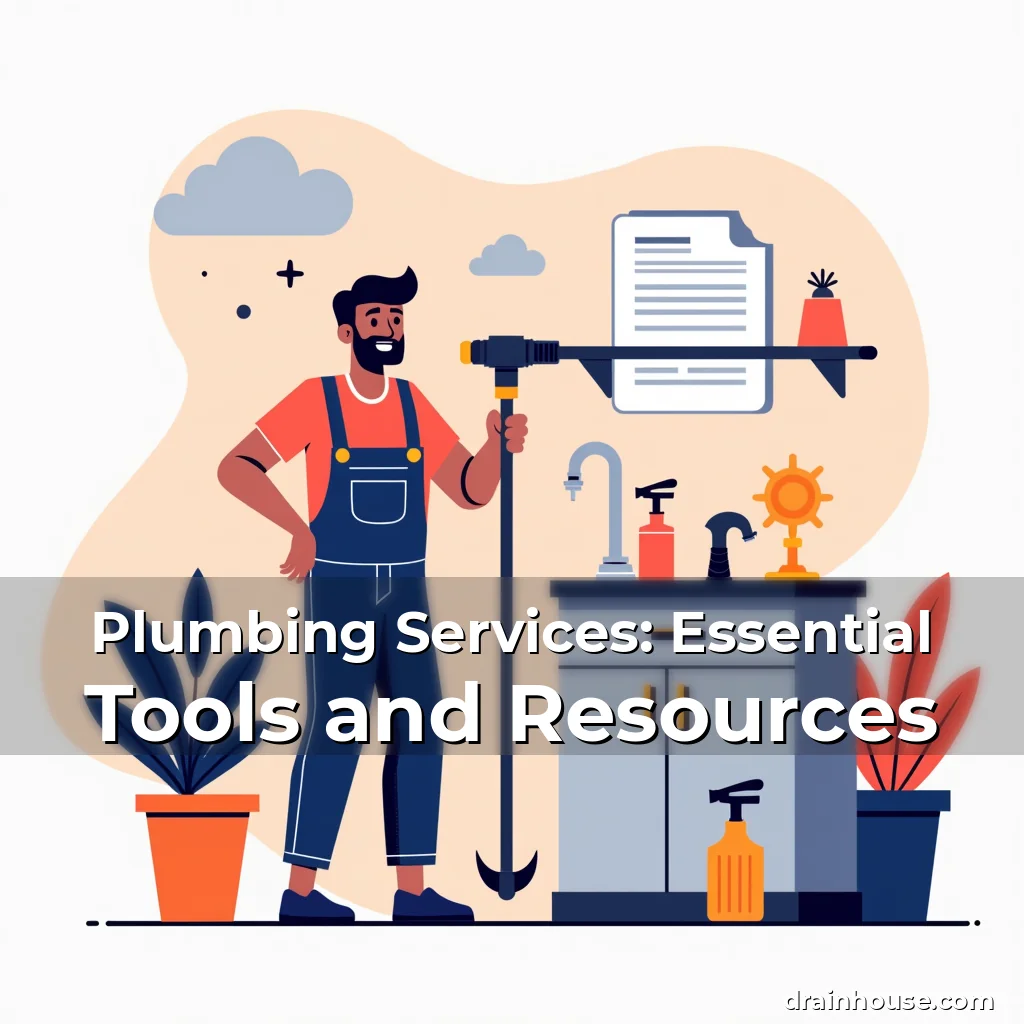 Artistic representation for Plumbing Services: Essential Tools and Resources