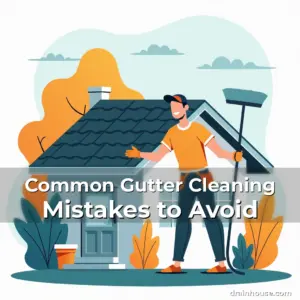 Artistic representation for Common Gutter Cleaning Mistakes to Avoid