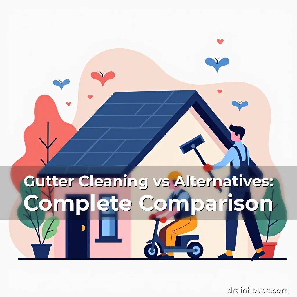 Artistic representation for Gutter Cleaning vs Alternatives: Complete Comparison
