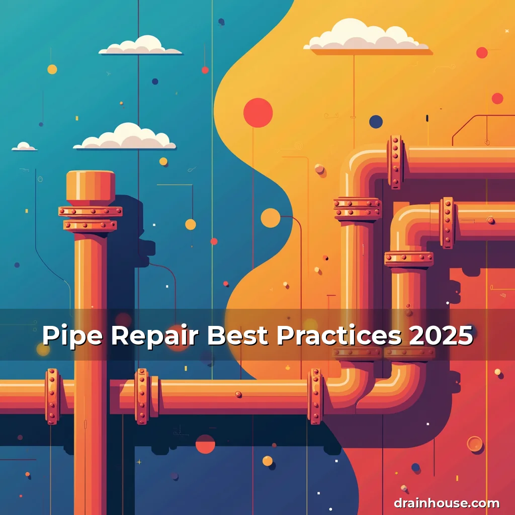 Artistic representation for Pipe Repair Best Practices 2025