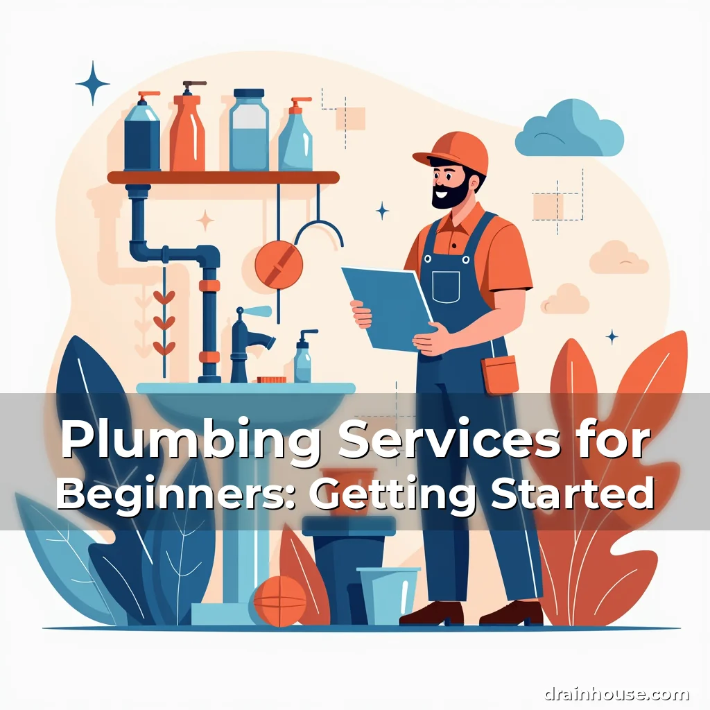 Artistic representation for Plumbing Services for Beginners: Getting Started