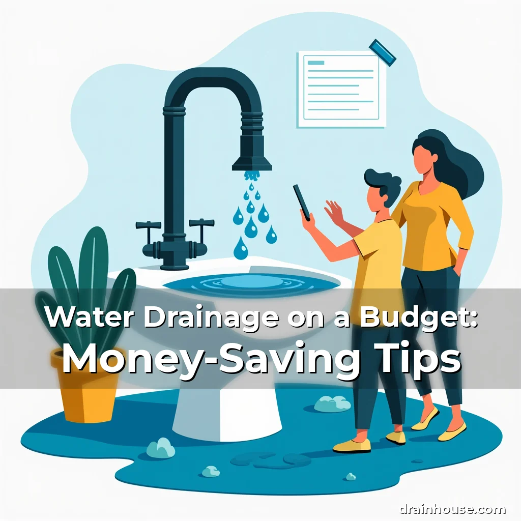 Water Drainage on a Budget: Money-Saving Tips