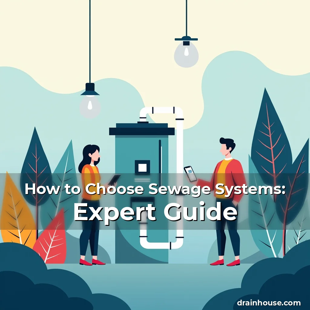 How to Choose Sewage Systems: Expert Guide