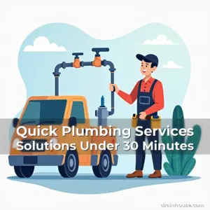 Artistic representation for Quick Plumbing Services Solutions Under 30 Minutes